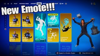 61924 New Ringer Emote Plus More Returning Items Item Shop Review [upl. by Arrotal]