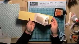 Toilet Roll Mini Scrapbook Album Tutorial with a Hinge System [upl. by Alexandr]