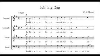 Jubilate Deo W A Mozart contralto studio [upl. by Amaras190]