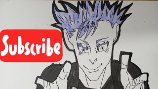 Easy Anime Drawing  How to draw Gojo Satoru Blue Barrage  Step by step  Jujutsu kaisen [upl. by Auhoj]