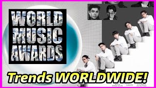 WORLD MUSIC AWARDS puts SB19 Moonlight on SPOTLIGHT with Ian Asher and Terry Zhong [upl. by Gnes]