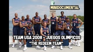 Team USA 2008  quotEl Renacer del Dream Teamquot  Mini Documental NBA [upl. by Nonaihr19]