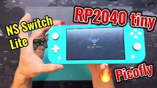 Nintendo Switch Lite RP2040 tiny Mod Umbau hwfly picofly cfw homebrew jailbreak [upl. by Golding803]