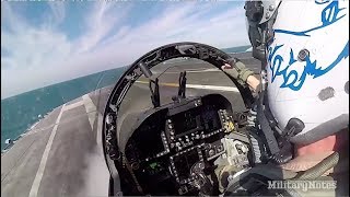 FA18 Catapult Launch aboard CVN 71 USS Theodore Roosevelt [upl. by Sidonie]