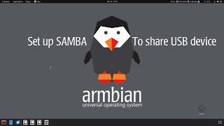 How to set up samba on LinuxArmbianUbuntuDebian to share a USB device [upl. by Nylaehs]