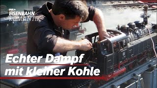 Echter Dampf mit kleiner Kohle  Die ModellDampfer von Kürnbach  EisenbahnRomantik [upl. by Ahsakal243]