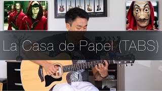 La Casa de Papel Intro  Fingerstyle Guitar Lesson FREE TABS Tutorial by Rodrigo Yukio [upl. by Garcon]