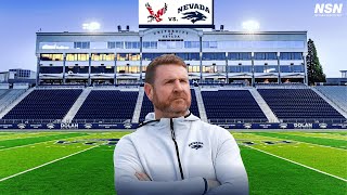 Nevada coach Jeff Choate recaps loss versus Minnesota and previews matchup with Eastern Washington [upl. by Aivatnuhs]