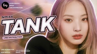 NMIXX 엔믹스  Tank  Line Distribution [upl. by Elora326]