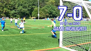 FPYC vs NVSC 70  U13 Soccer 2024 Fall Season [upl. by Wincer]