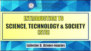 Topic 1 Introduction and History of STS [upl. by Engelbert214]