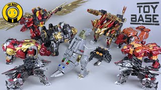 【Evolution Predaking UNITE】Transformers Evolution Predaking CangToys Chiyou team combination [upl. by Gosnell90]