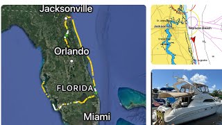 Scenic Yacht Delivery from Sanford to St Pete FL 586 nautical mile VLOG [upl. by Sauncho]