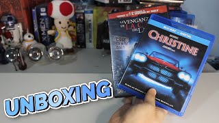 UNBOXING  Christine Bluray y La Venganza de la Casa del Lago DVD [upl. by Morganne280]