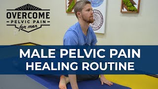 Overcome Male Pelvic Floor Dysfunction  30 Minute Healing RoutineStretches [upl. by Thora]