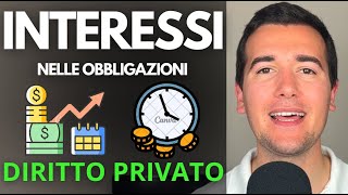 📈 ⏱ INTERESSI  Diritto Privato in 3 minuti [upl. by Remot]