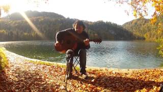 Lady In Black  Acoustic Fingerstyle Solo Guitar  Helmut Bickel [upl. by Cheyney553]