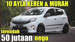 Harga Daihatsu AYLA Bekas Murah terendah 58 JUTA Update 2021 [upl. by Einafats656]