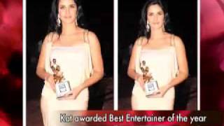 Katrina Kaif  Best Entertainer of 2009 at Screen awards [upl. by Imuyam722]