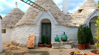 ALBEROBELLO 4k UHD 60 fps Italy walking tour in 4k Puglia [upl. by Denney]