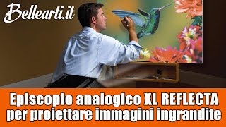 Episcopio analogico XL Reflecta per proiettare immagini e oggetti tridimensionali [upl. by Willumsen]