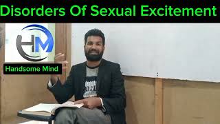 sexual excitement Disordermale erectile disorder female sexual arousal disorderTypesCausesTreat [upl. by Iona]