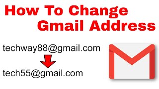 How To Change Gmail Address  Change Email  How To Change Email id and Username [upl. by Yaeger]