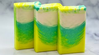 Pineapple Cilantro Goat Milk Soap [upl. by Dahsraf482]