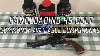 45 Colt Hand loading More Commonly Available Components [upl. by Rebecka]