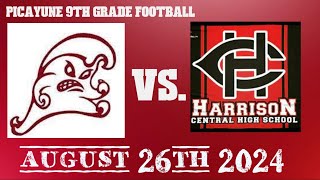 PICAYUNE 9TH GRADE FOOTBALL VS HARRISON CENTRAL 82624 [upl. by Arua402]