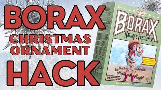 Easy Way To Make Stunning Christmas Ornaments with Borax [upl. by Fachini91]