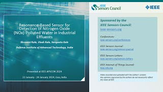 ResonanceBased Sensor for Detection of Nitrogen Oxide NOxPolluted Water in Industrial Effluents [upl. by Johnna939]