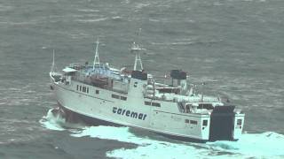 MALTEMPO E MARE MOSSO A CAPRI DIFFICOLTA IN NAVIGAZIONE PER NAVE NAIADE DELLA CAREMAR  2 [upl. by Cassie831]