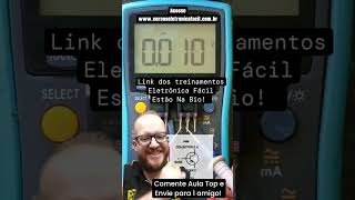 Curso de Eletrônica  Transistor em Curto Circuito Como testar com Multimetro Eletrônica Fácil [upl. by Hilary]