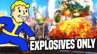 Fallout 4 But I Can Only Use Explosive Weapons [upl. by Donelson]