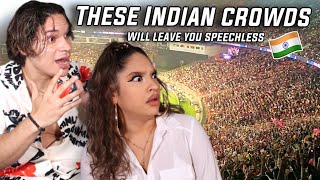 Latinos react to MINDBLOWING Indian Crowds Singing during Cricket Match ft AR Rahman [upl. by Eeresid]