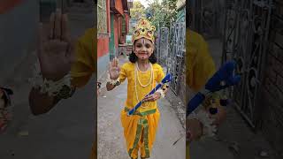 Sri Krishna gobinda hare murari 🙏🙏🙏KritikachannelShorts video [upl. by Schlesinger]