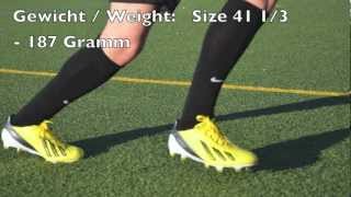 TEST Adidas F50 MiCoach 2  LIONEL MESSI BOOTS  Freekicks amp Shots  FreekickzHD [upl. by Ekram843]