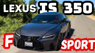 Lexus IS 350 FSport Review Best Luxury Sports Sedan [upl. by Llerred]