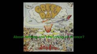 Green Day  Basket Case lyrics [upl. by Aehcim837]