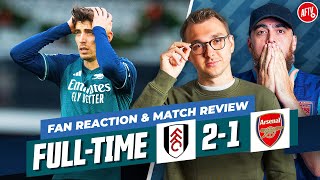 Arsenal End The Year With Back To Back Loses  Fulham 21 Arsenal  FANZONE  FullTime Live [upl. by Seka]