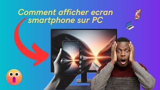 Comment afficher écran smartphone sur pc Windows 10  2024 [upl. by Airtemad]