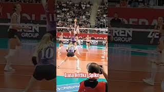 Dana Rettke USA Volleyball Vole Volei voleybol Volley filenin sultanları match [upl. by Ledairam456]