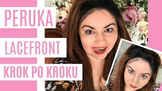 KROK PO KROKU Peruka Lace Front  klej baby hair zakladanie itp [upl. by Bevan929]