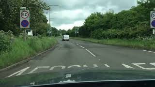 Hanford Roundabout from A34 Stone Road 3rd Exit to Queensway North Stoke Driving Test Route Help [upl. by Inga]