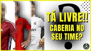 JOGADORES MUITO CONHECIDOS E LIVRES NO MERCADO DA BOLA 🔥 [upl. by Bores]