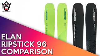 Ski Review Elan Ripstick 96 vs Ripstick 96 Black Edition [upl. by Judy]