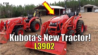 Kubotas New Compact Tractor  L3902 Compared to L3901 [upl. by Naujek]