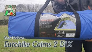 Gear Review Eurohike Cairns 2 DLX Nightfall two man tent [upl. by Atinor]