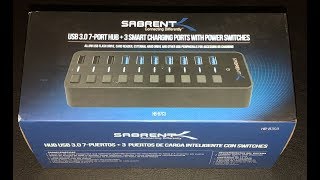 USB Hub Sabrent 30  unboxing [upl. by Mairem]